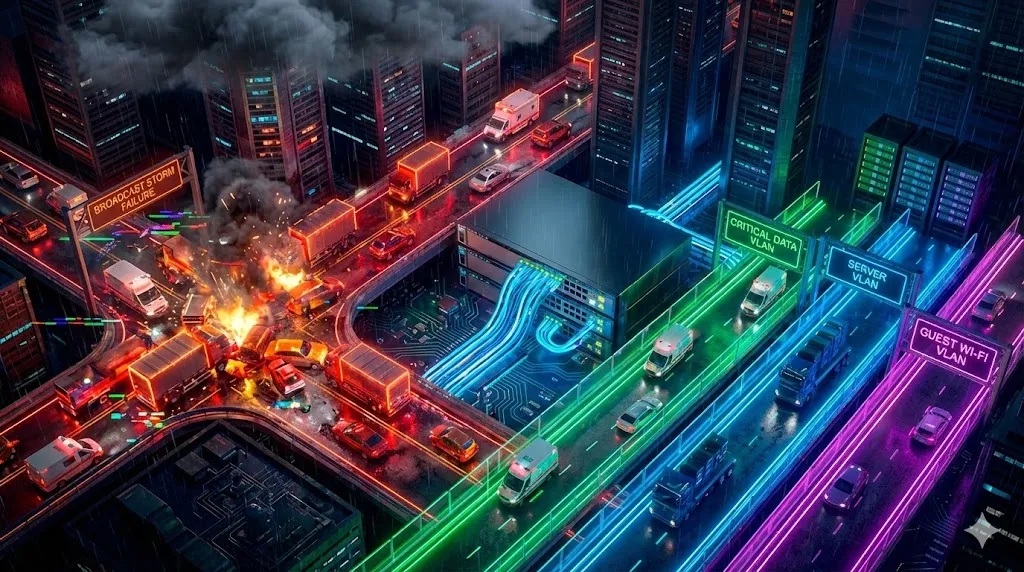 Anatomia de um Caos Digital: Por que investir em Arquitetura de Rede é questão de sobrevivência