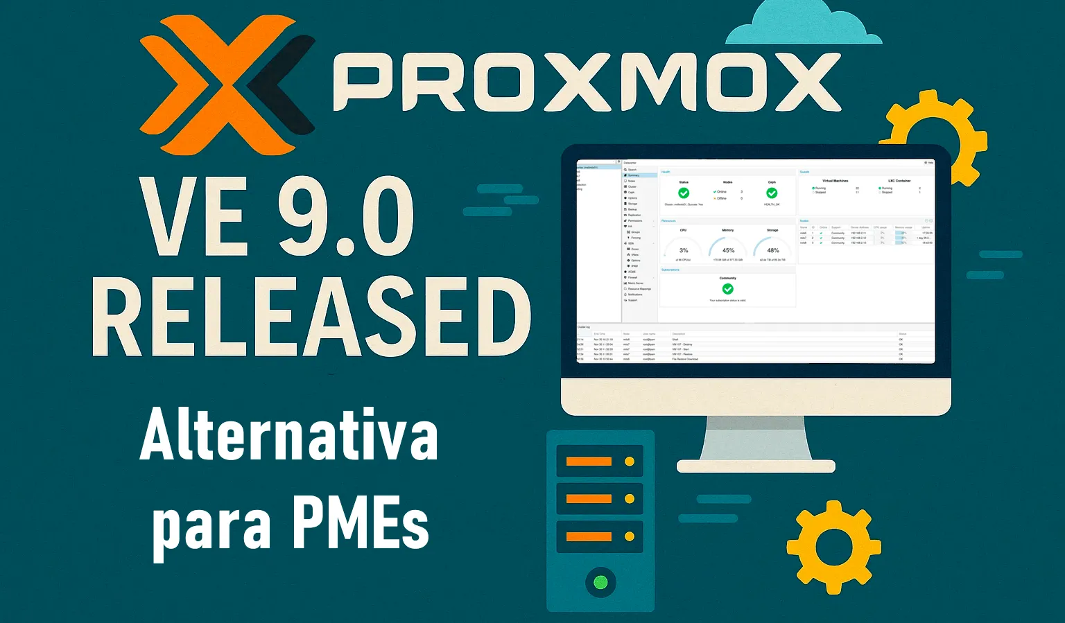 Proxmox VE 9: a evolução da virtualização open source que fortalece as PMEs