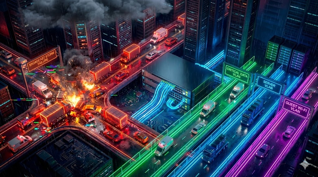 Anatomia de um Caos Digital: Por que investir em Arquitetura de Rede é questão de sobrevivência